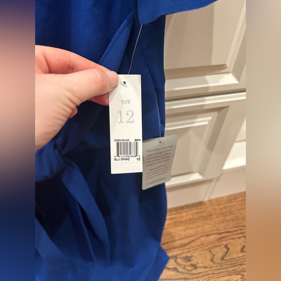 NWT Donna Morgan Flutter Sleeve Waist Tie Dress - Picture 4 of 4